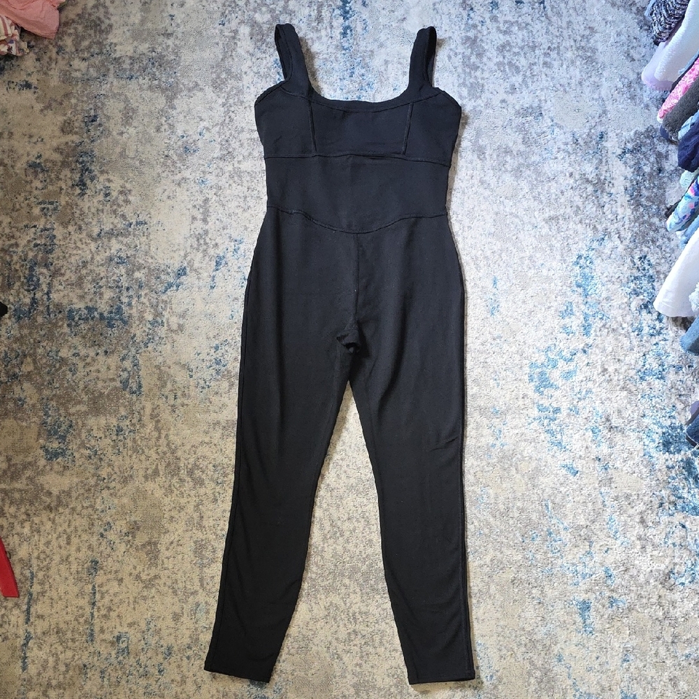 Fabletics Women's Size‎ Small Black Frame Powerhold Jumpsuit